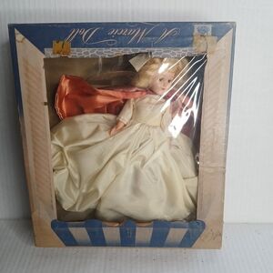 Vintage 1940's  Doll Marcie Nurse 839 Collectible Blond Blue Eyes Original Box